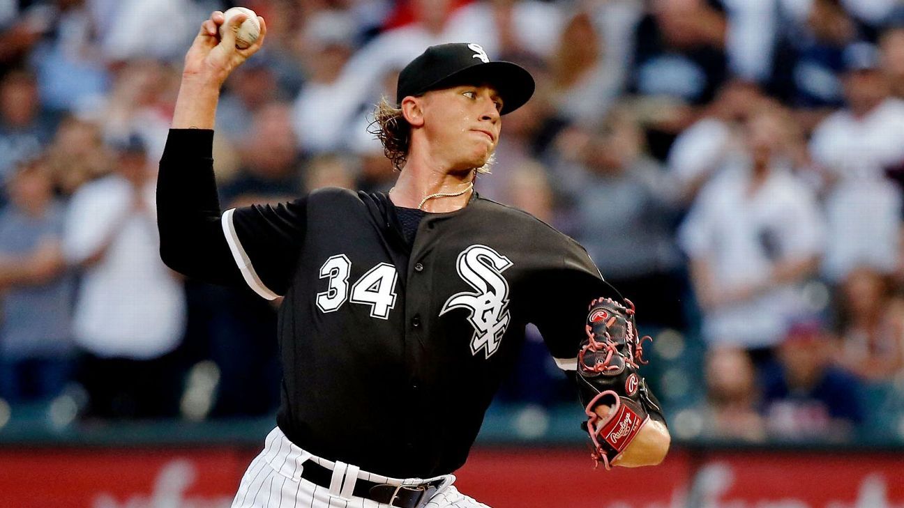 Michael Kopech of Chicago White Sox shines in rainshortened debut