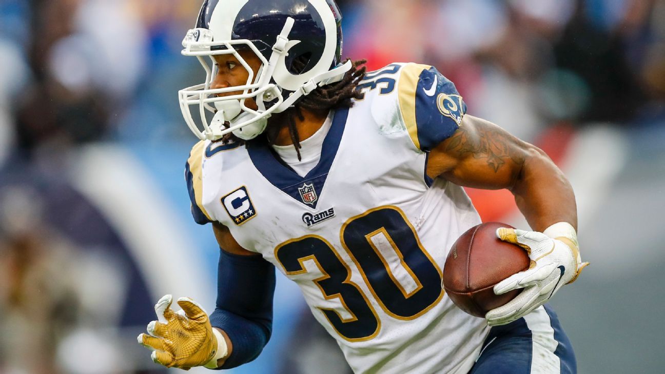 Todd Gurley of Los Angeles Rams to play in Week 17 if healthy, Sean McVay says