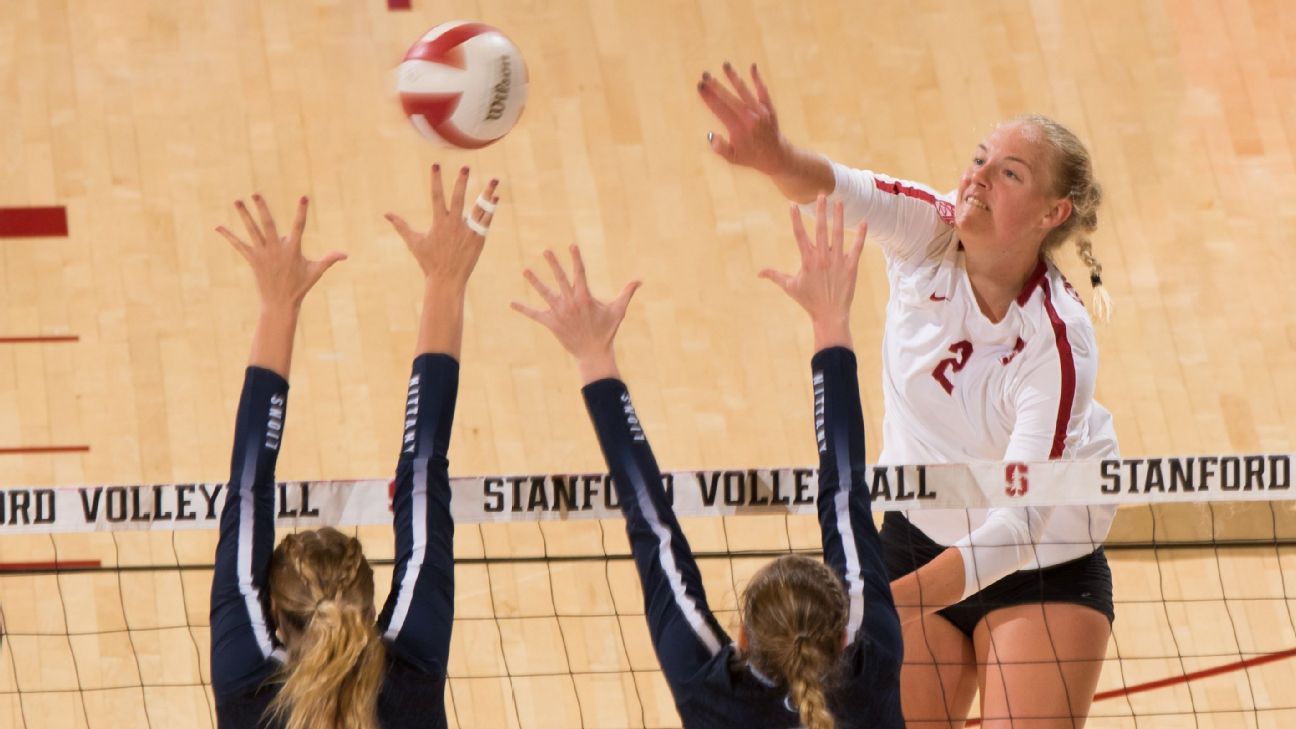 NCAA volleyball player of the year watch Stanford Cardinal's Kathryn