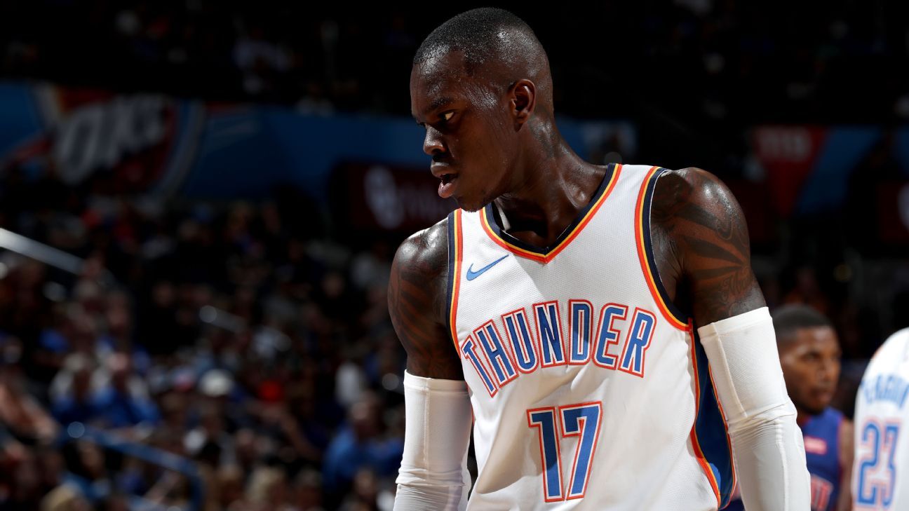 Thunder's Dennis Schroder fined for contact with game official