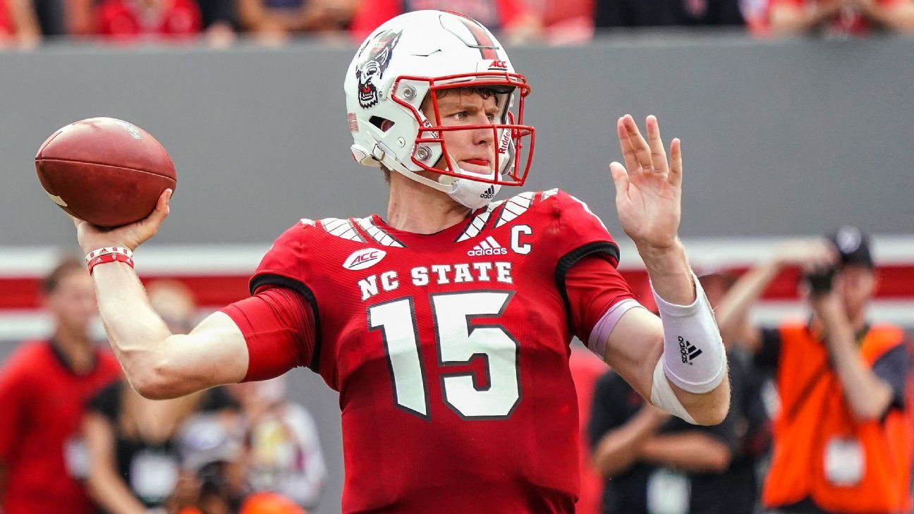 Houston Texans release former N.C. State quarterback Ryan Finley