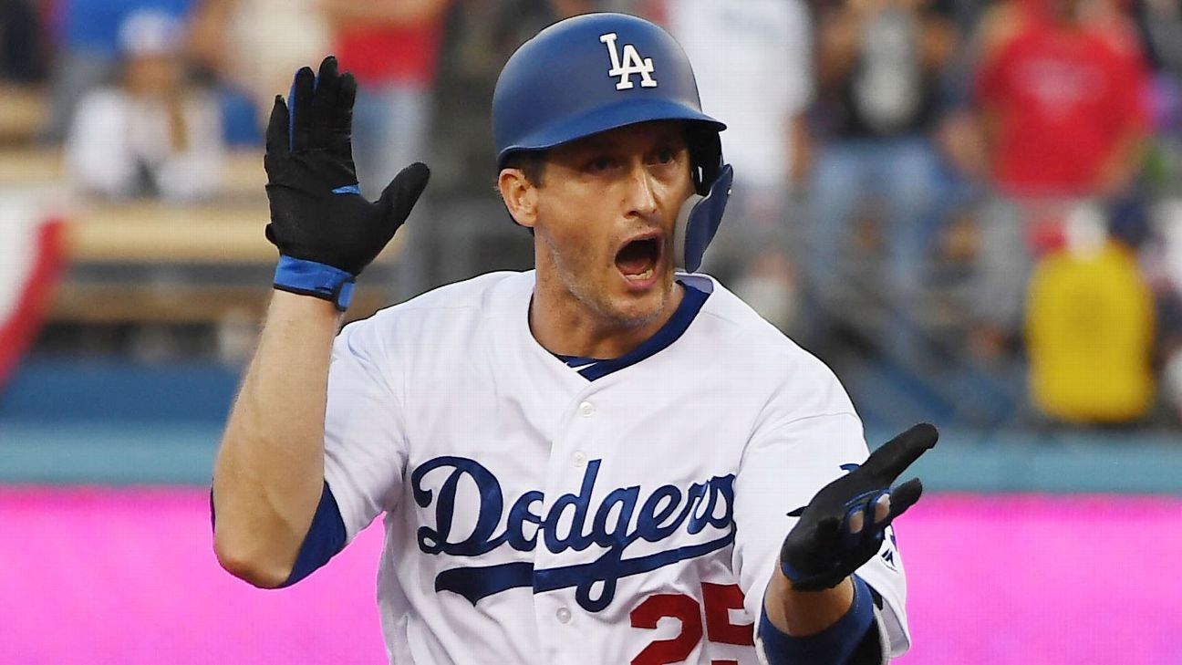 Los Angeles Dodgers bring Chase Utley back on one-year deal - ESPN - Los  Angeles - Dodgers Report- ESPN