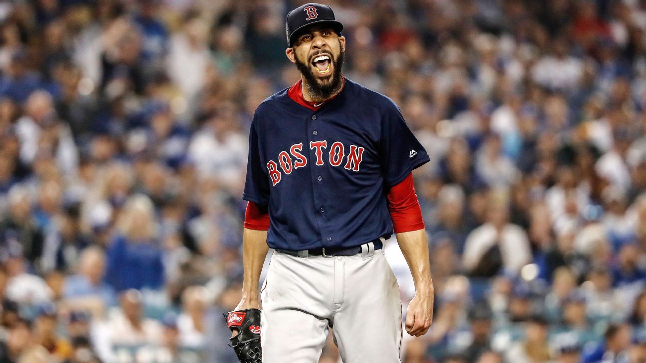 Red Sox 2018 heroes David Price, Craig Kimbrel left of Dodgers NLDS roster