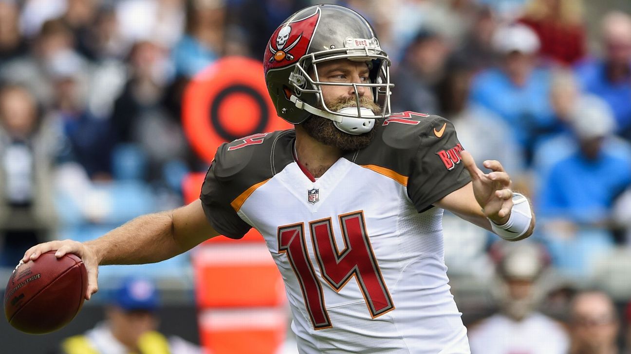 Tampa Bay Buccaneers sticking with Ryan Fitzpatrick as starting quarterback