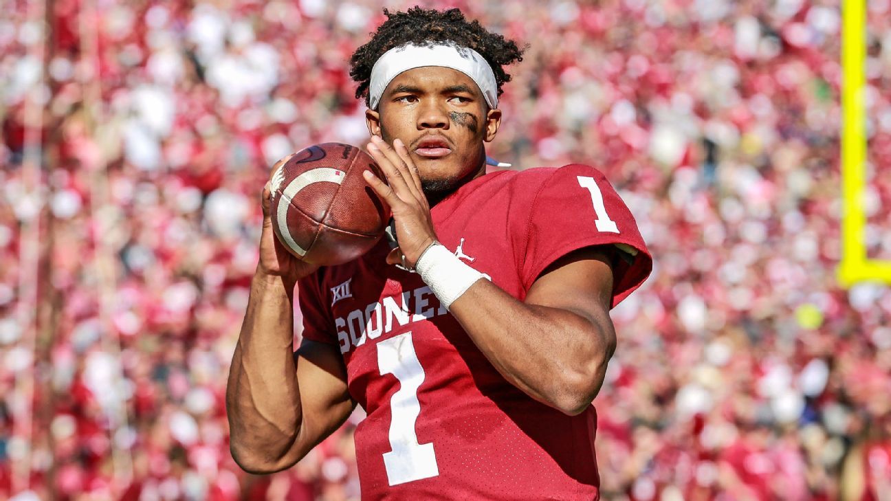 Oklahoma QB Kyler Murray officially chooses football over baseball: 'I was  raised to play QB