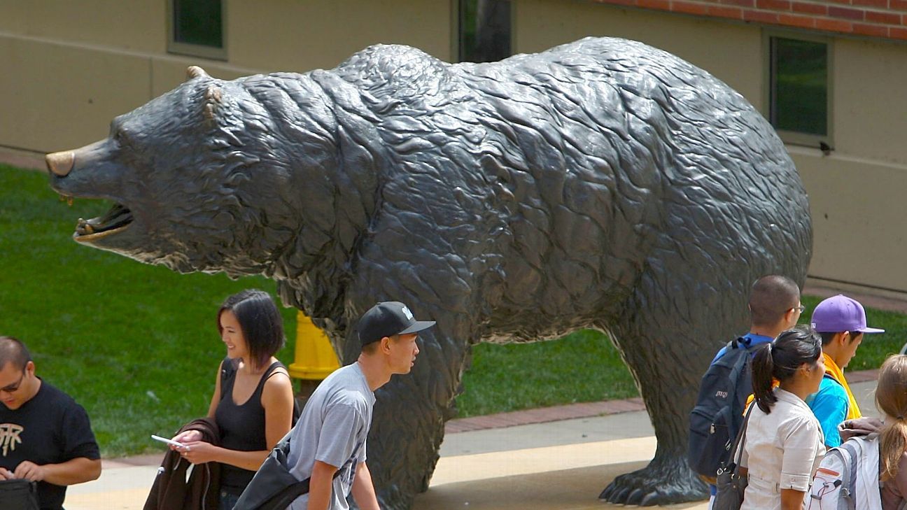 UCLA's Bruin Bear statue vandalized in USC colors ahead of rivalry game