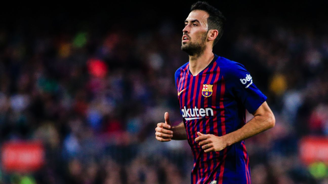Sergio Busquets jugará su partido 500 con Barcelona ante el Atlético Madrid ESPN