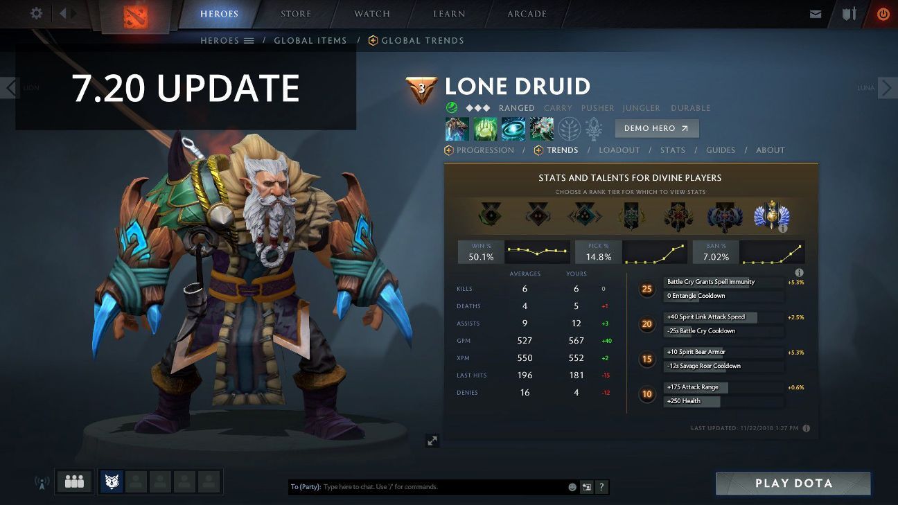 Patch 720 Brings Ton Of Gameplay Changes To Dota 2