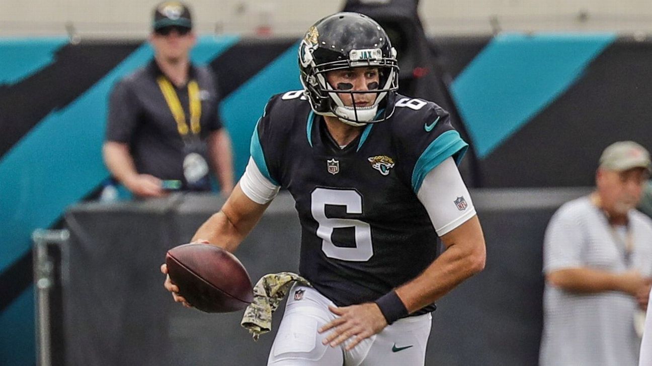 Jaguars release backup quarterback Kessler ESPN