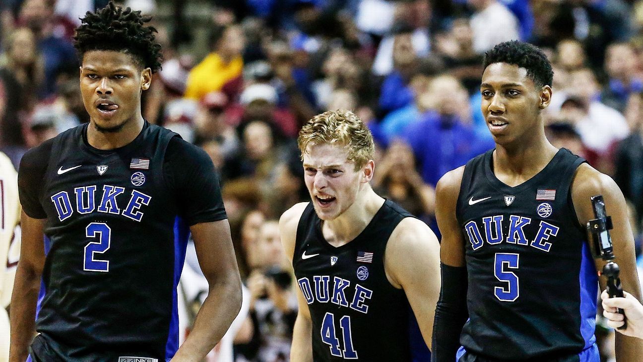 Duke Blue Devils stay at No. 1 in AP Top 25 as Kentucky Wildcats