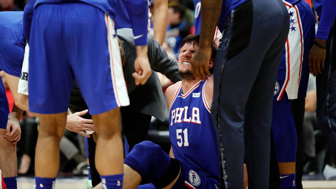 The Playoffs » Boban Marjanovic sofre entorse no joelho direito e será reavaliado em uma semana