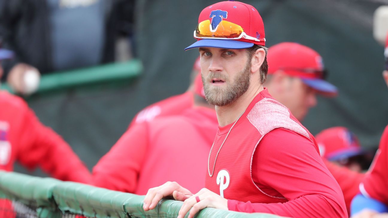 Report: Angels contact MLB over Bryce Harper's possible tampering with Mike  Trout