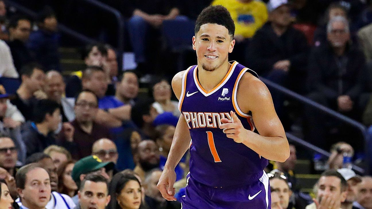 Phoenix's Devin Booker to replace Damian Lillard on Team LeBron