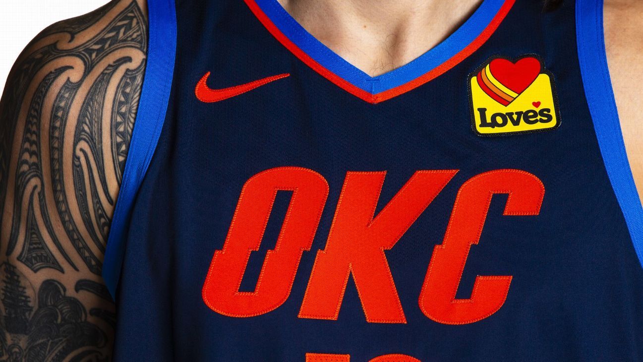 OKC's jersey patch deal completes sponsorship for all 30 teams - ESPN