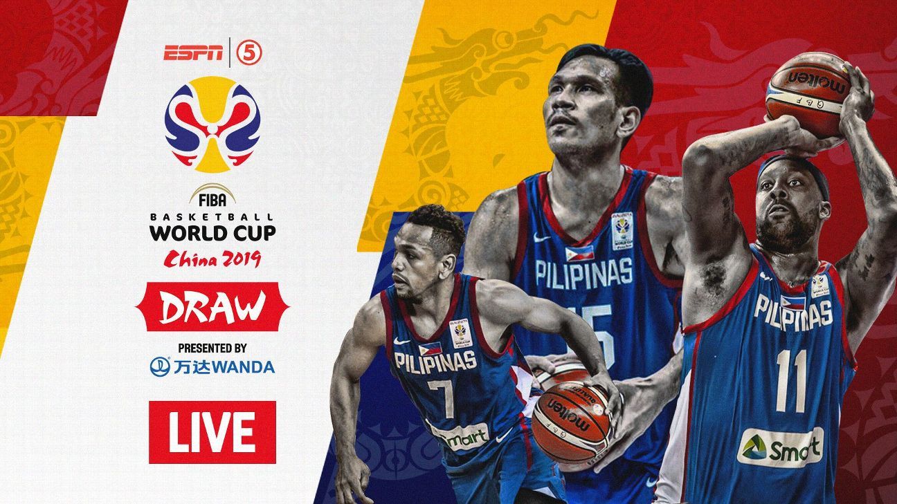 Livestream 2019 FIBA World Cup Draw ESPN