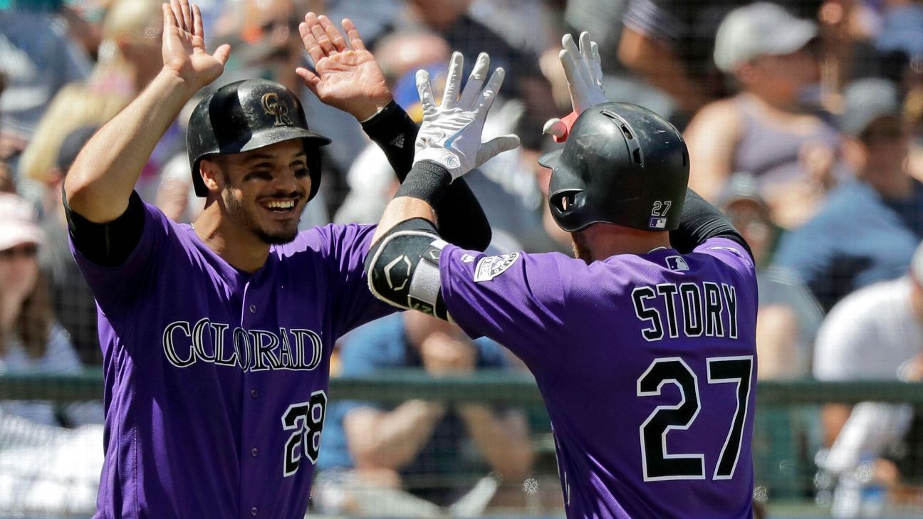 Colorado Rockies manager downplays trade rumors for Nolan Arenado, Trevor  Story - ESPN