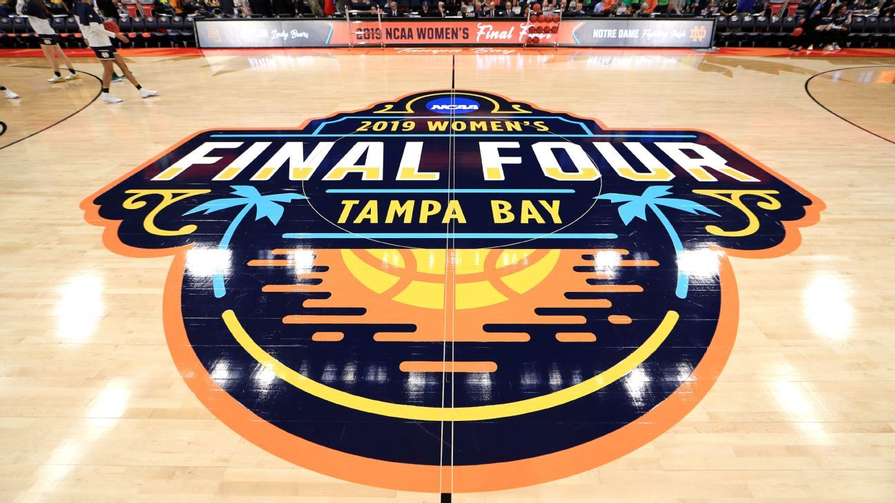 Tampa (2025) and Phoenix (2026) named NCAA Women's Final Four