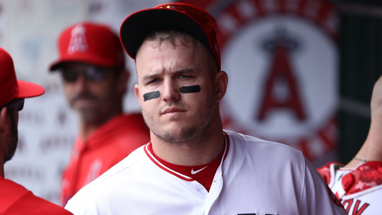 Por lesión en la ingle, Trout, baja ante Cubs ESPN