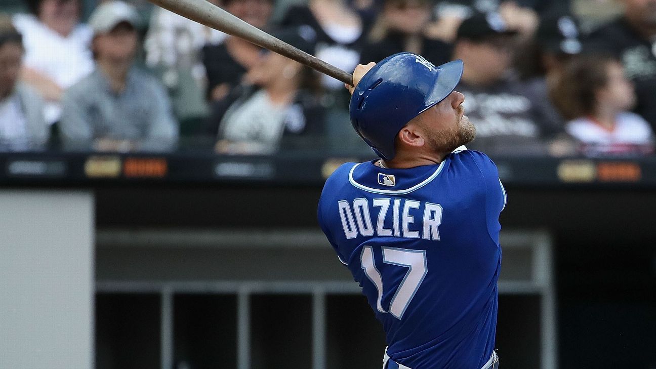 Royals Put Third Baseman Dozier On Injured List