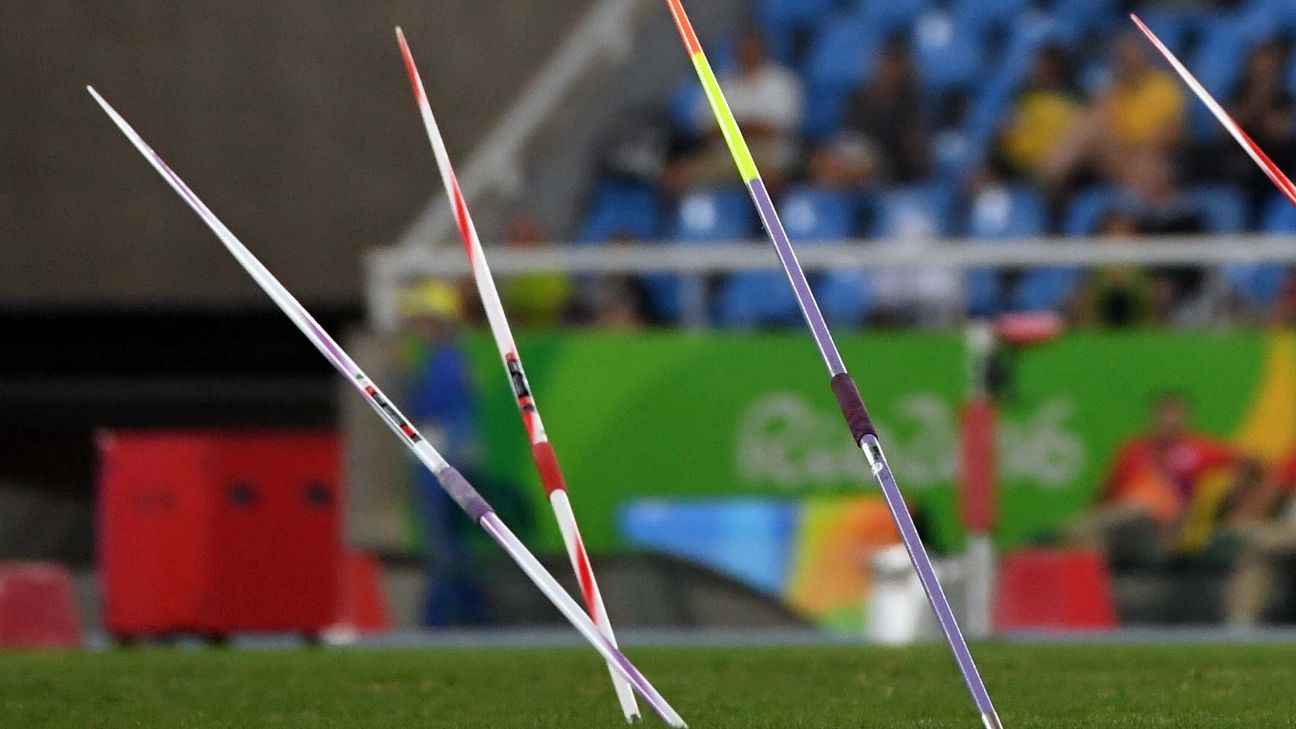 runner impaled by javelin, has surgery