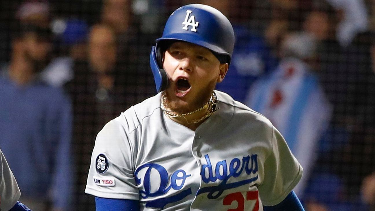 Alex Verdugo's 'youthful enthusiasm' keeps Dodgers charged up - ESPN
