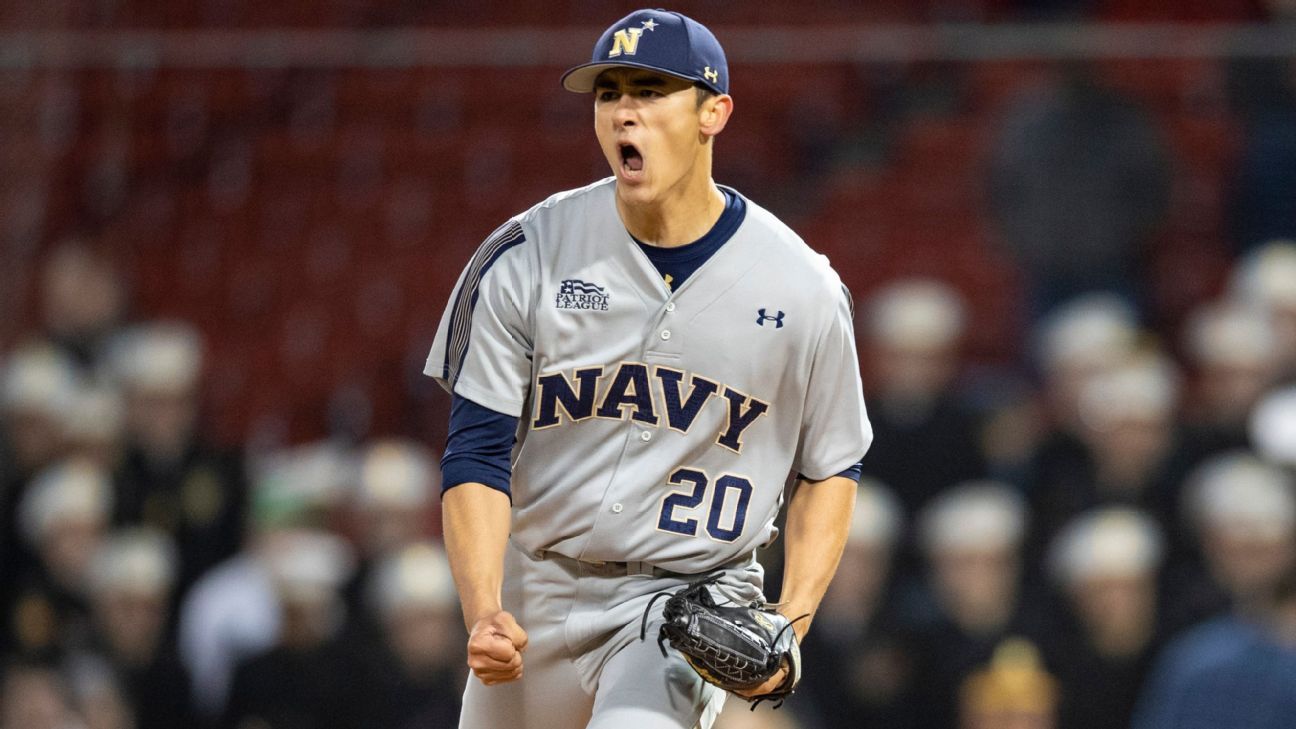 Noah Song arrives at Phillies spring training after Navy grants