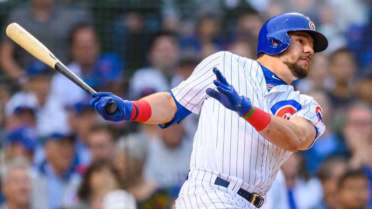 Cubs hero Kyle Schwarber showed off power swing in Cardinal Newman workout