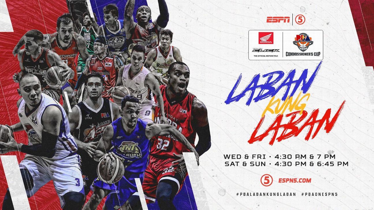 Livestream PBA Commissioner's Cup July 3 ESPN