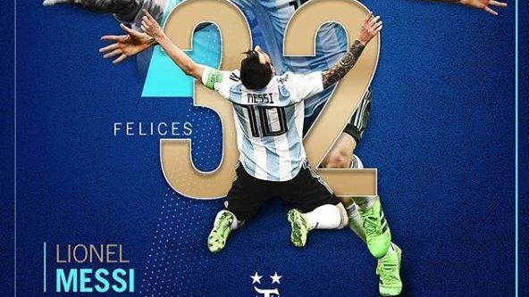 Messi en fiesta de cumpleaños