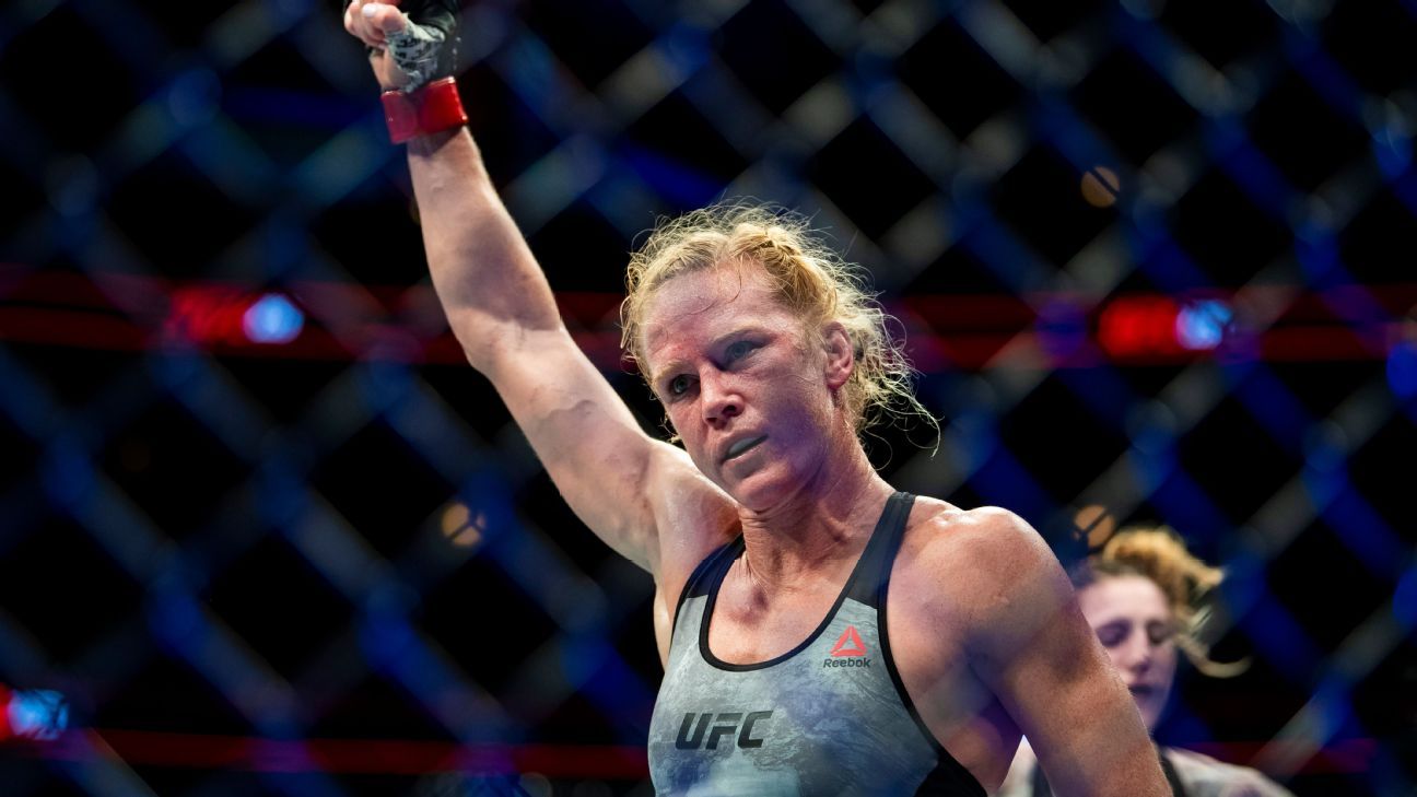 UFC 243: Holly Holm withdraws from rematch with Raquel Pennington