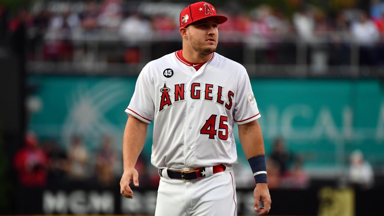 Mike Trout honors Tyler Skaggs with No. 45 jersey at All-Star Game - Sports  Illustrated