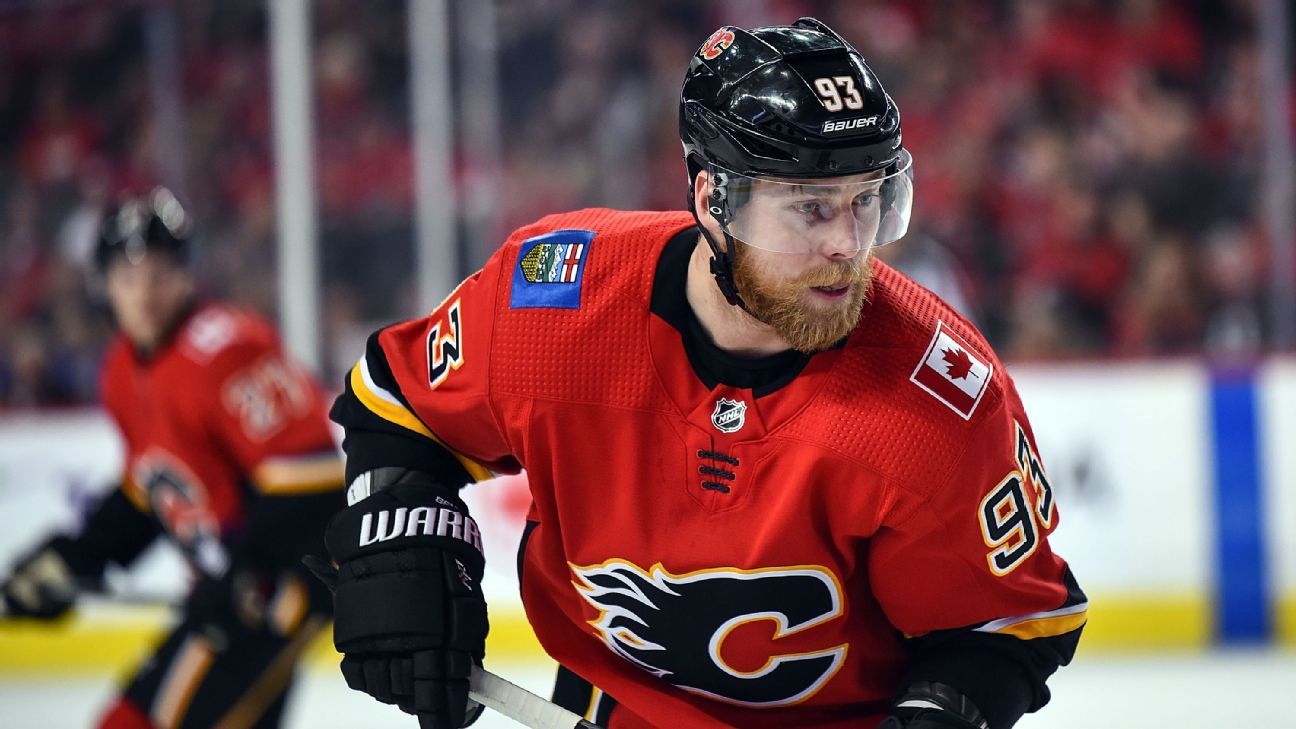 Sam Bennett Calgary Flames NHL Fanatics Breakaway Home Jersey