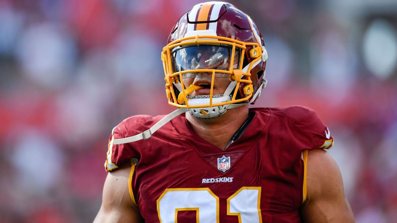 December 1, 2019: Washington Redskins linebacker Montez Sweat (90