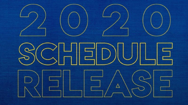 2020 Schedule Announced