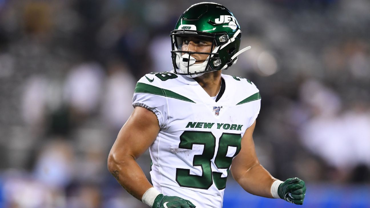 Valentine Holmes released from New York Jets' practice squad ESPN