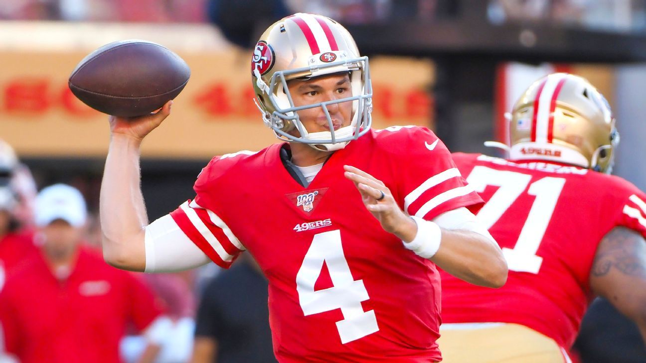 C.J. Beathard could miss Thursday's game, can you name who 49ers starting  QB would be?