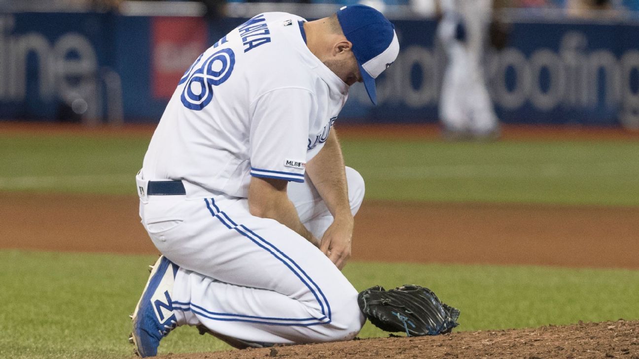 PHILADELPHIA, PA - MAY 10: Toronto Blue Jays Pitcher Tim Mayza (58