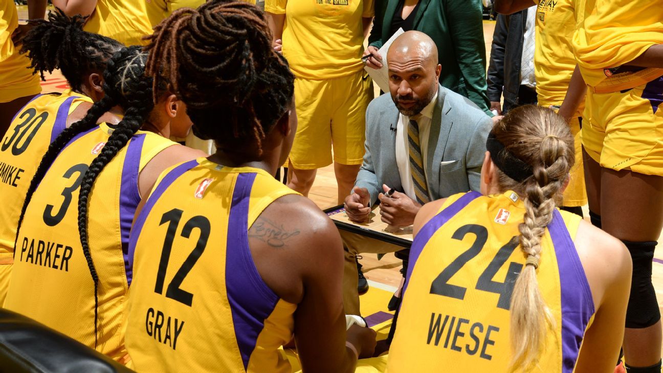 Los Angeles Sparks fire coach and GM Derek Fisher