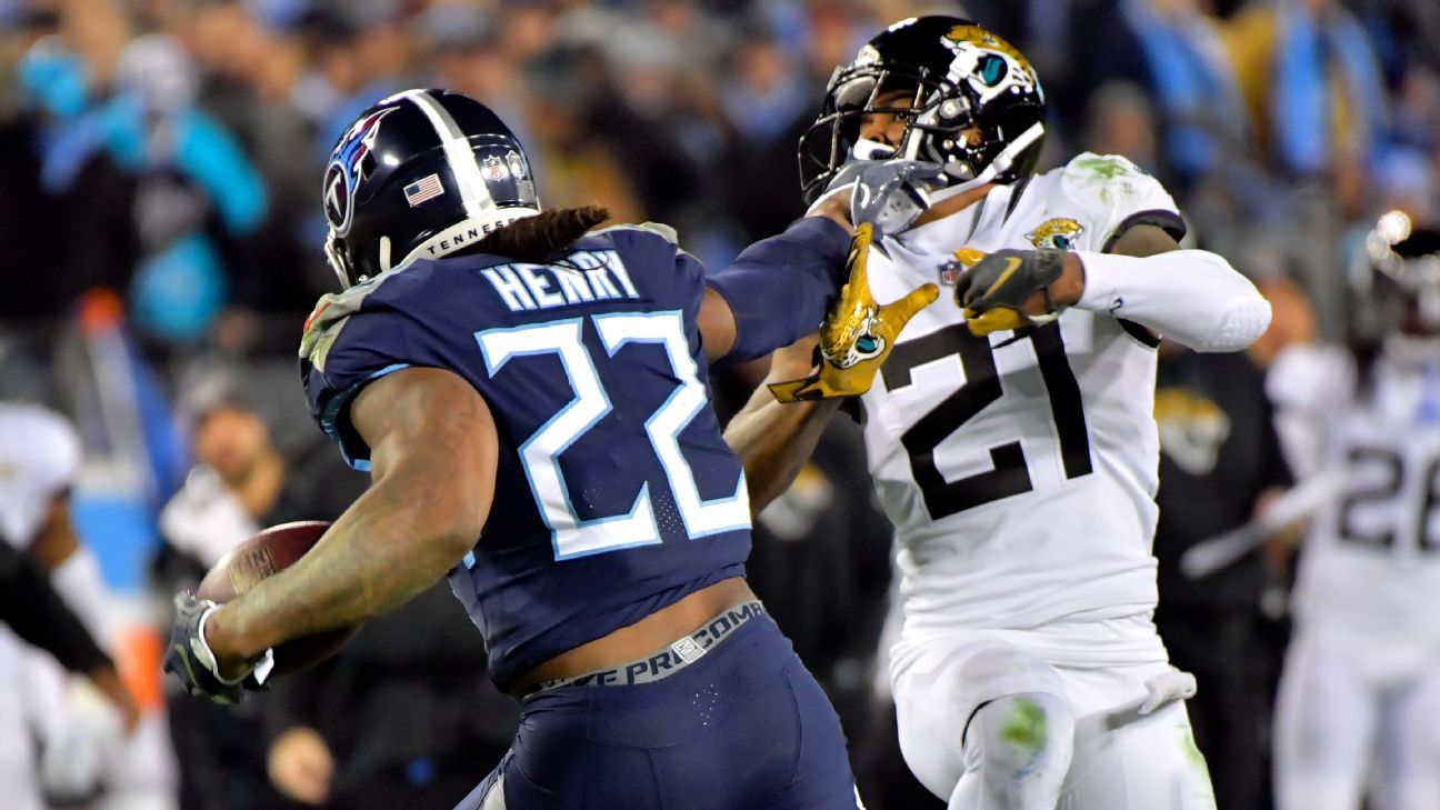 ‘They don’t have a chance’: Why Derrick Henry’s stiff-arm is so