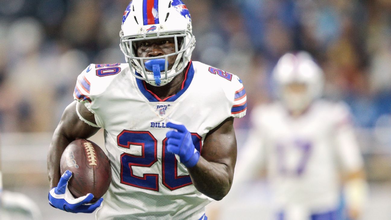 Frank Gore stats: Bills RB passes Barry Sanders on career rushing