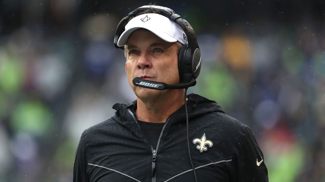 New Orleans Saints coach Sean Payton does not expect return to city this week fo..