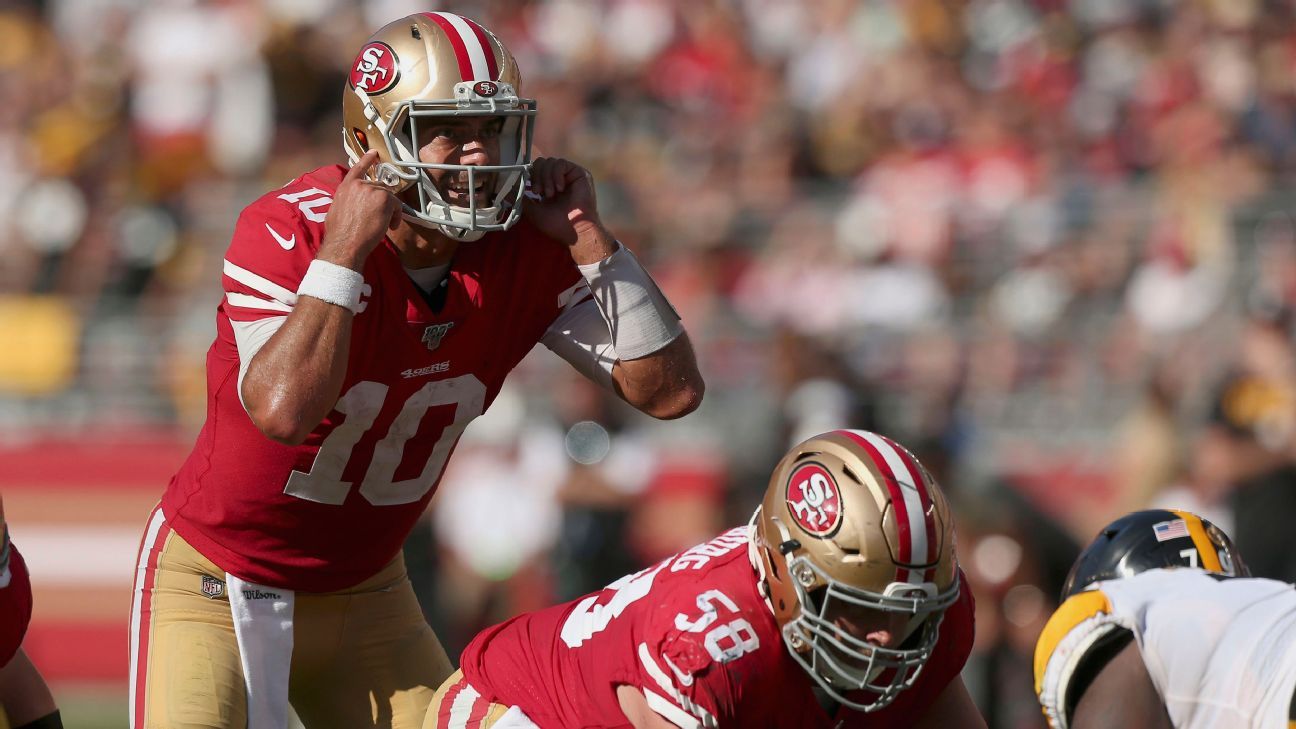 49ers news: ESPN reports the 49ers aren't going to bench Jimmy Garoppolo  for Trey Lance anytime soon - Niners Nation