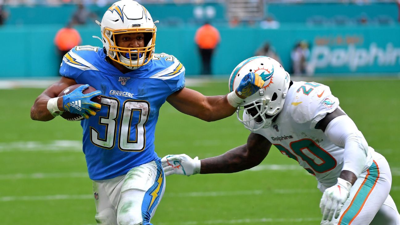 Austin Ekeler offers signed jerseys to fantasy football players who win  with Los Angeles Chargers RB - ESPN