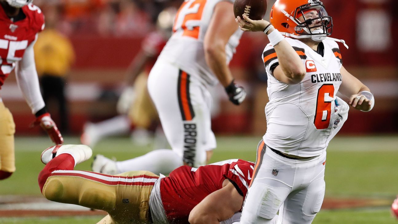 49ers-Buccaneers preview: Nick Bosa, Baker Mayfield face off again