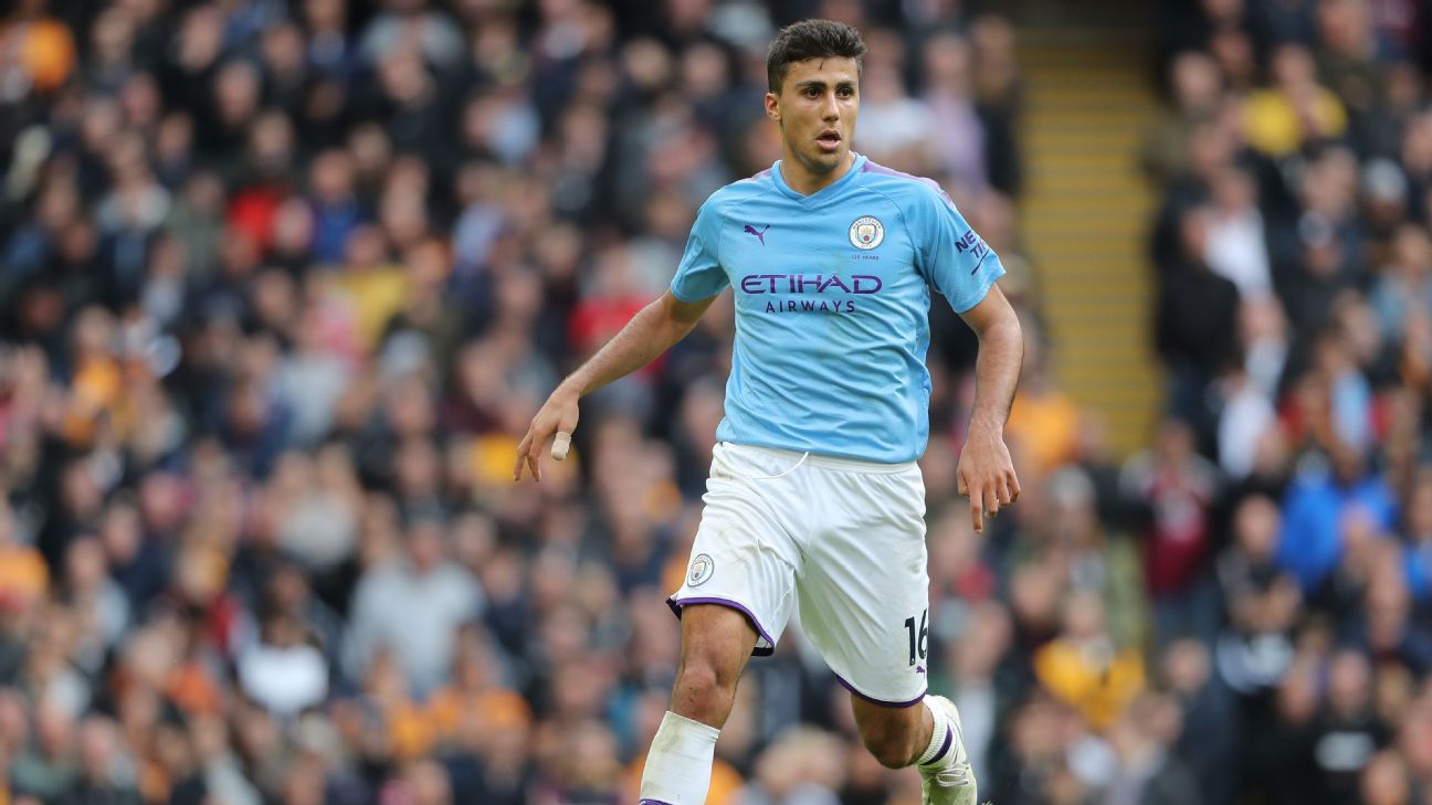 Rodri alerta para sobrecarga de jogos no Manchester City: Não é