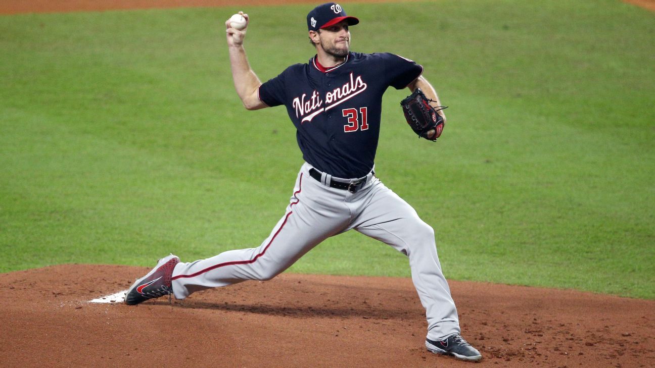 Max Scherzer to start Game 7 of the World Series against the Astros