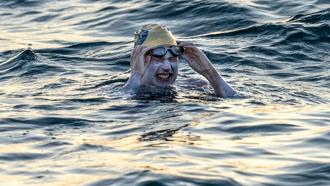 The inspiring true story of a record-breaking, death-defying 54-hour swim  across the English Channel - ESPN