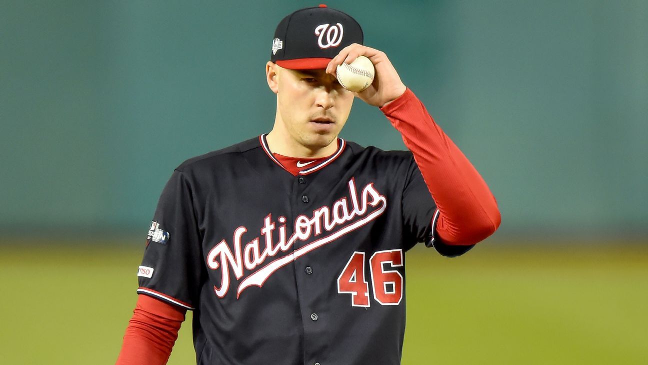 World Series: Nationals' Patrick Corbin becomes postseason relief