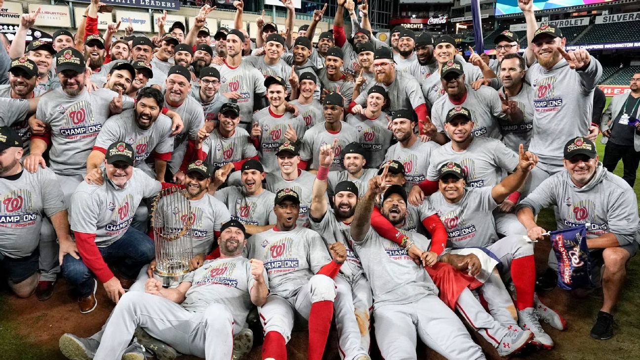 Nationals World Series trophy broken?