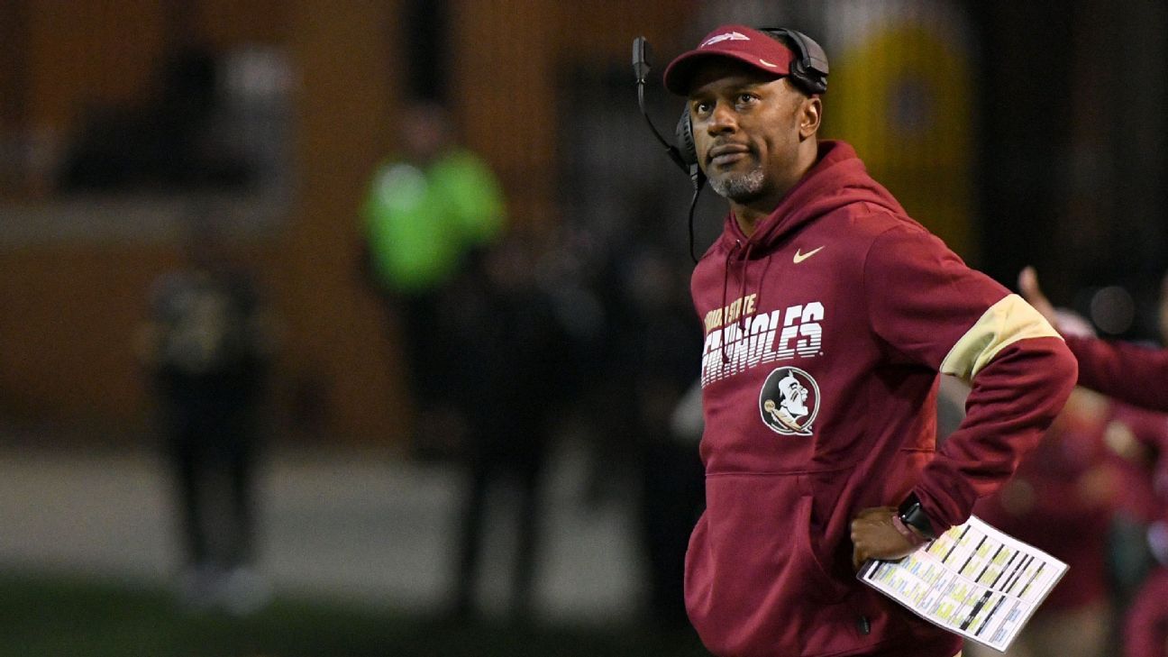 Florida State fires Taggart after less than 2 years